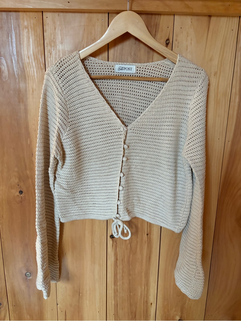 V- Neck Knit Cardigan